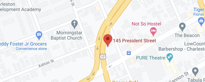 The Greenery Charleston Map