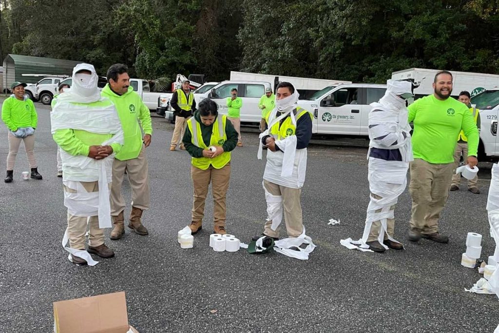 Working At The Greenery